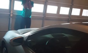 Daughter Screams After New Car Surprise