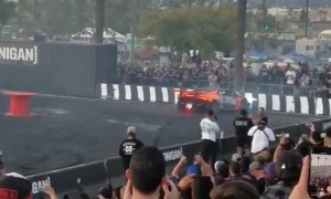 Lambo Puts on a Fiery Show