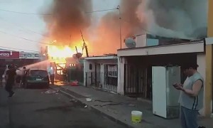 Fire is declared in Diego Portales