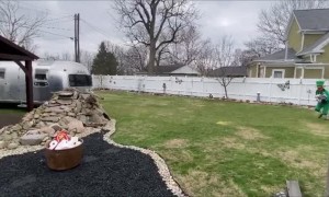 A Saint Paddy's Day Leprechaun Steals the Toilet Paper
