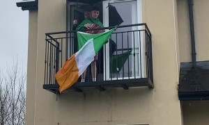 Irishman Doesn't Let Quarantine Ruin His Spirit