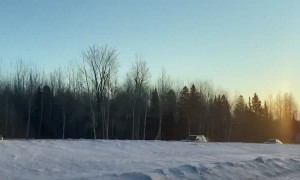 Sundog Seen During Morning Drive