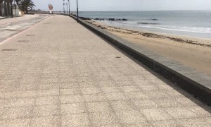 Sad Empty Beaches in Lanzarote Due to Lockdown