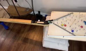 An Intense Homemade Marble Race