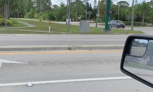 Truck Driver Practicing Social Distancing