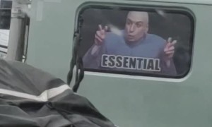 Humorous Rear Window Sticker Leaves Traffic Laughing