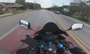 Rider's Camera Catches Two Close Calls