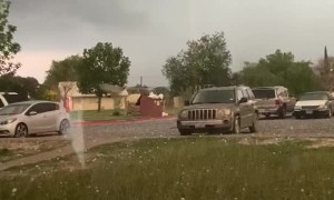 Storm Drops Huge Hail Stones