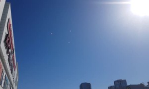 Three Strange Lights in the Sky