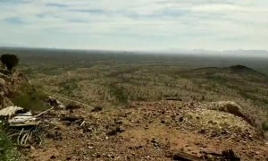Man Encounters Colony of Bats During Mineshaft Exploration