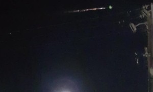 Flaming Objects Burn up in Atmosphere