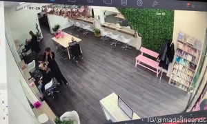 Scary Guy Disrupts the Day at Salon