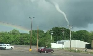 Steel and Wire Factory Hit by Tornado