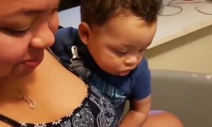 Baby Has a Relentless Stare