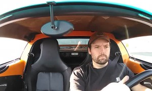 Roof Flies Off from Lotus Elise