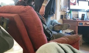 Man's Seat Rigged with Hidden Airbag