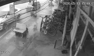 Summer Storm Blows Roof Off Building