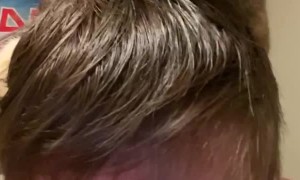 Kitty Rubs Its Scent on Freshly Showered Person