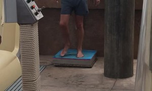 Daughter Challenges Her Dad to Ride a World-Class Water Slide