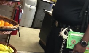 Security Guard at Loves Truck Stop Being Aggressive Towards Truck Driver