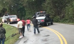 Truck Tows a Little Too Hard