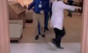 Team members from Duke University Hospital celebrate National Nurses Week