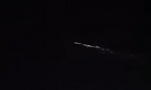 Satellite Space Junk Burning Up