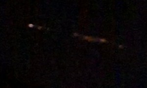 Rocket Booster Re-Enters Earths Atmosphere