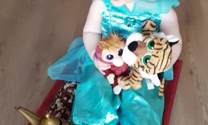 Princess Flies Alone on Magic Carpet Due To Social Distancing