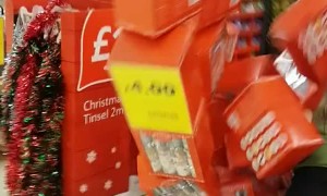 Daughter Falls Through Retail Display