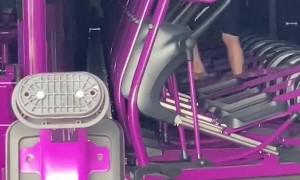 Man Working Out in Plant Fitness During Minneapolis Riot