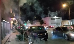 Police Using Rubber Bullets to Stop Looters in LA