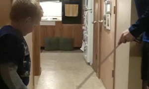 Father and Son Nail Quarantine Trick Shot