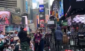 Black Lives Matter protest in Times Square NYC