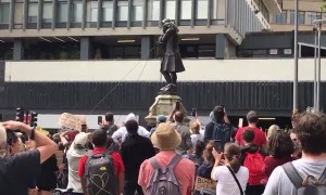 Pulled down the statue of merchant slave trader Edward Colston in Bristol