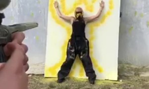 Perfect Outline with Paintballs