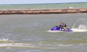 Young Man Swept Off Pier in Wisconsin