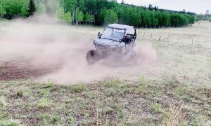 Dude Tips Brand New Razor During Donuts