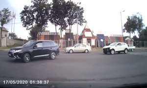 Car Hood Catches Fire After Incident