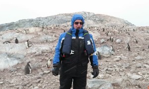 Penguin colony in Antarctica react to this opera singer