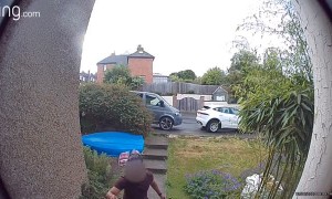 Dog Sends Delivery Driver Running Down Street