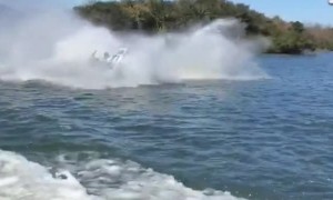 Man Wrecks on Jet Ski