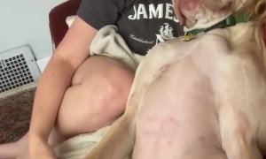 Dog Throws Shade After Taking Selfies with Girlfriend