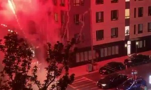 Are you kidding me #nycfireworks #crownheights #fireworksnyc