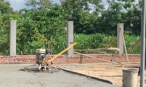 Machine Spins Circles in Wet Cement