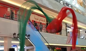 Beautiful Art Installation in Dubai Mall
