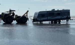 Saving Multiple Vehicles Stuck on the Beach