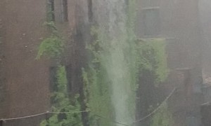 Waterfall in Downtown Elgin