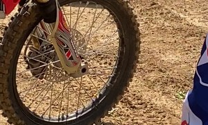 Removing a Snake from a Dirt Bike