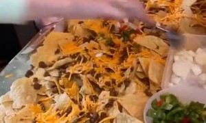 Family Creates Amazing Nacho Table